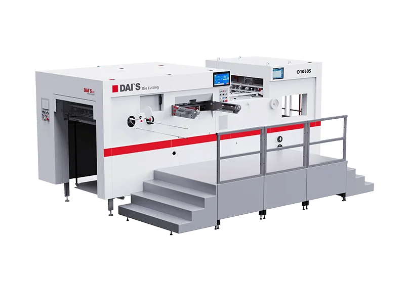 DAI'S D1060S fully automatic die cutting machine with servo control and touch screen interface for packaging production