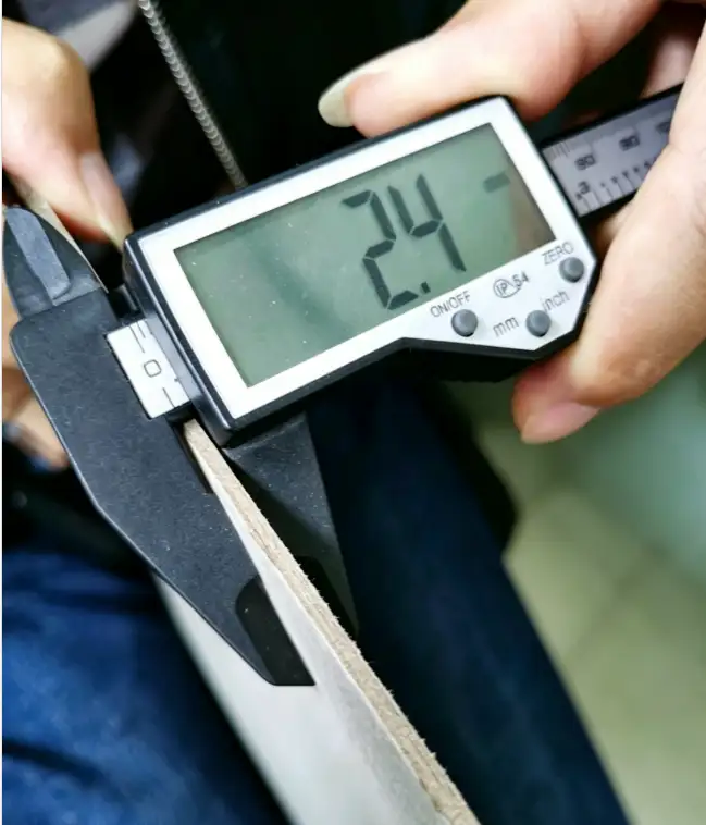 Quality Control: Verifying Cut Accuracy on Greyboard using Calipers