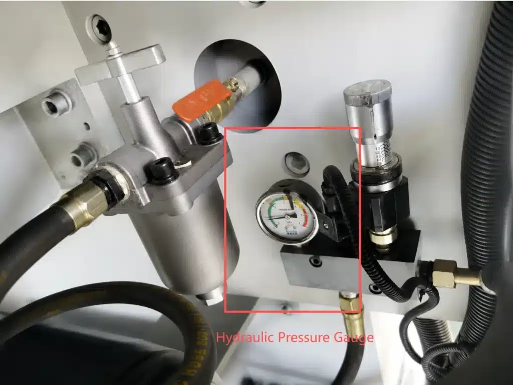 Hydraulic pressure regulating valve for DAIS die cutting machine