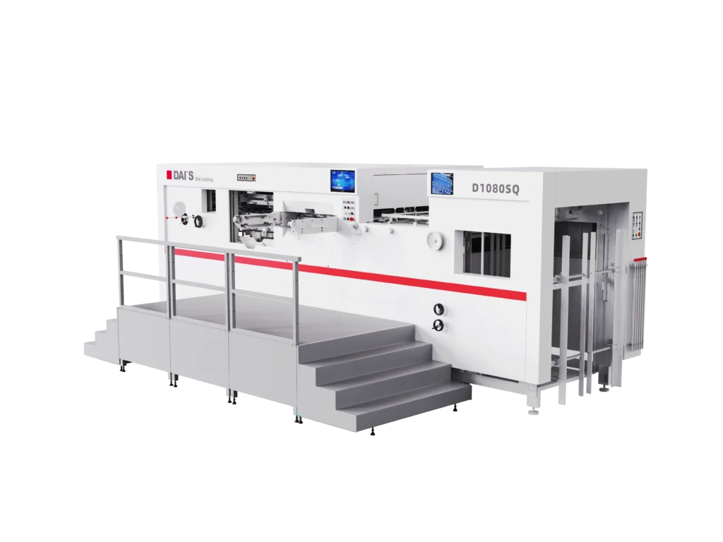 DAIS fully automatic flatbed die cutting machine for smart packaging production line