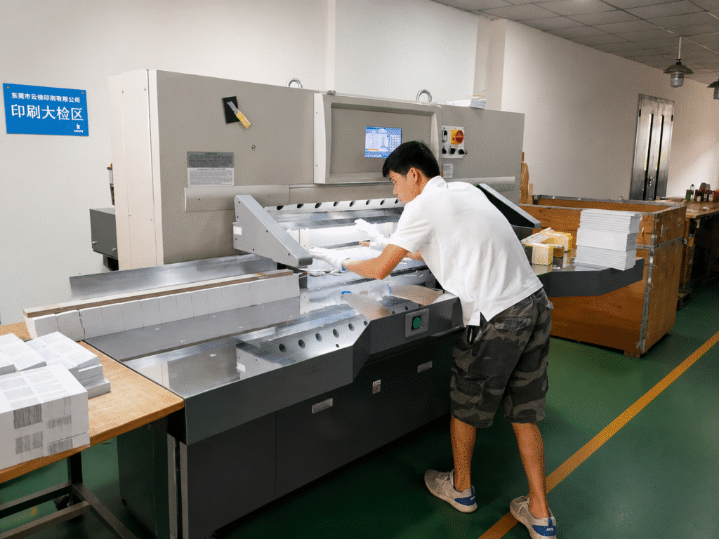 DAIS hydraulic paper cutter for industrial paper cutting