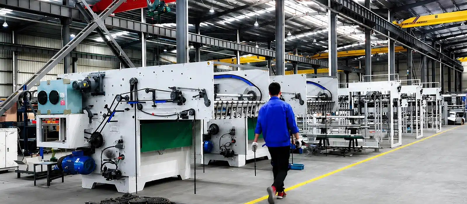 Automatic Die Cutting Machine Assembly Workshop at DAIS Factory