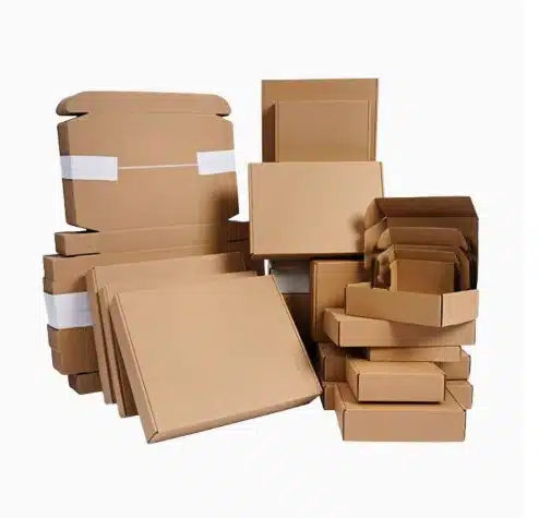 Corrugated cartons and folding boxes processed by the D1060S automatic die cutting machine