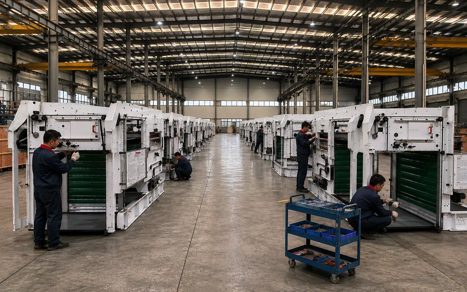 D800S Automatic Die Cutting Machine Assembly Workshop