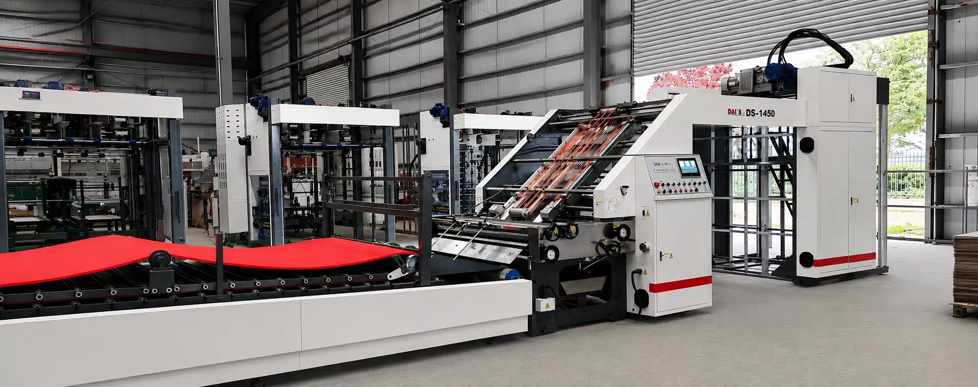 DAIS DS-1450 Automatic Laminating Machine in Factory