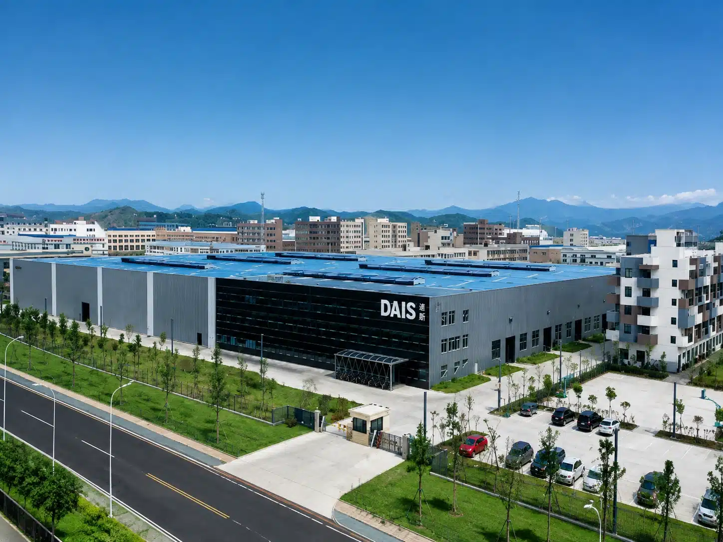 DAIS factory building and manufacturing facility for printing machinery production