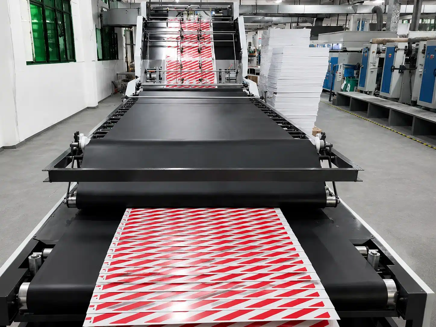 DS-1650SD automatic laminating machine application in large-scale packaging production lines