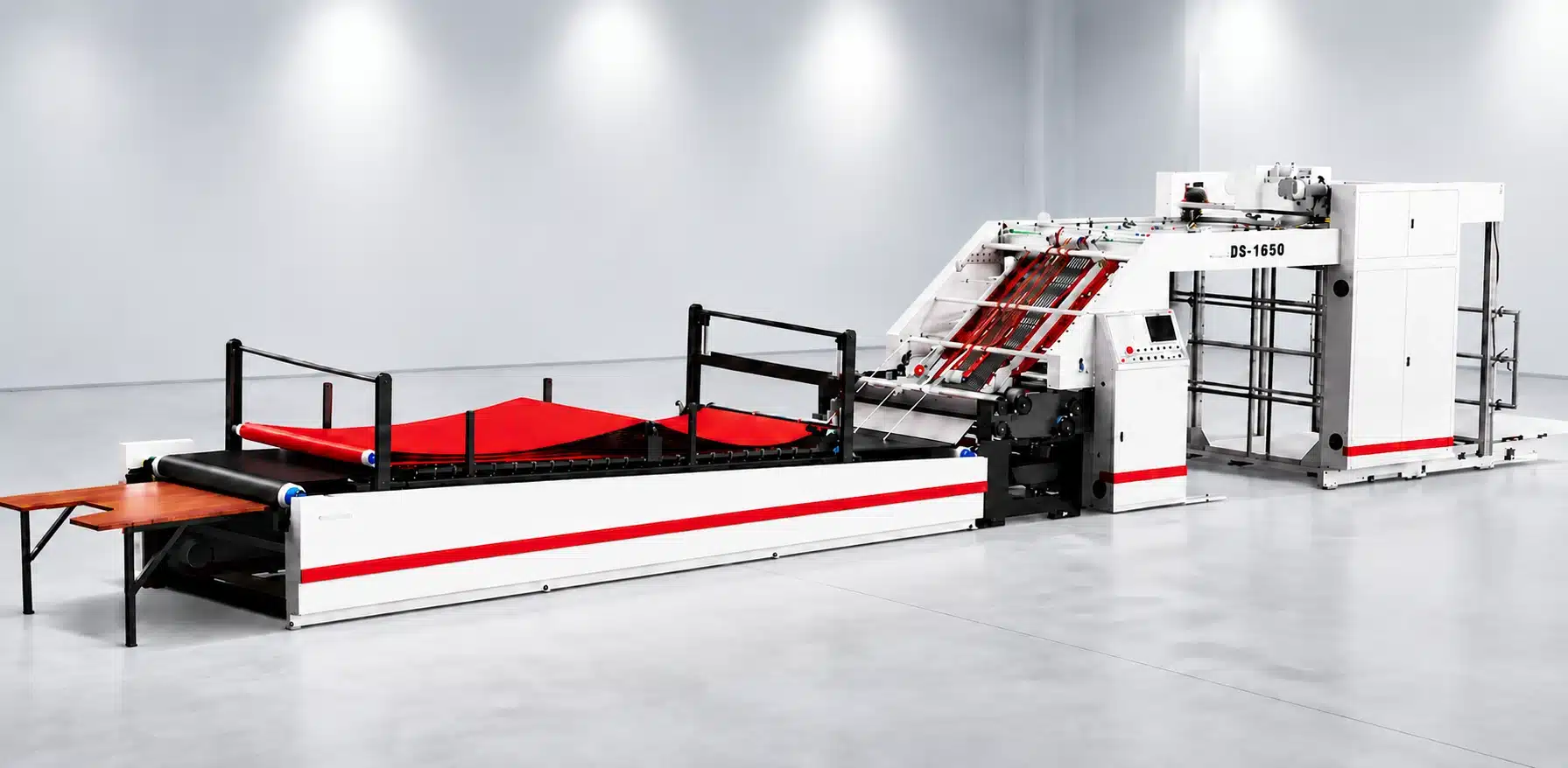 DS-1650SO automatic laminating machine for high-speed paperboard lamination and packaging production