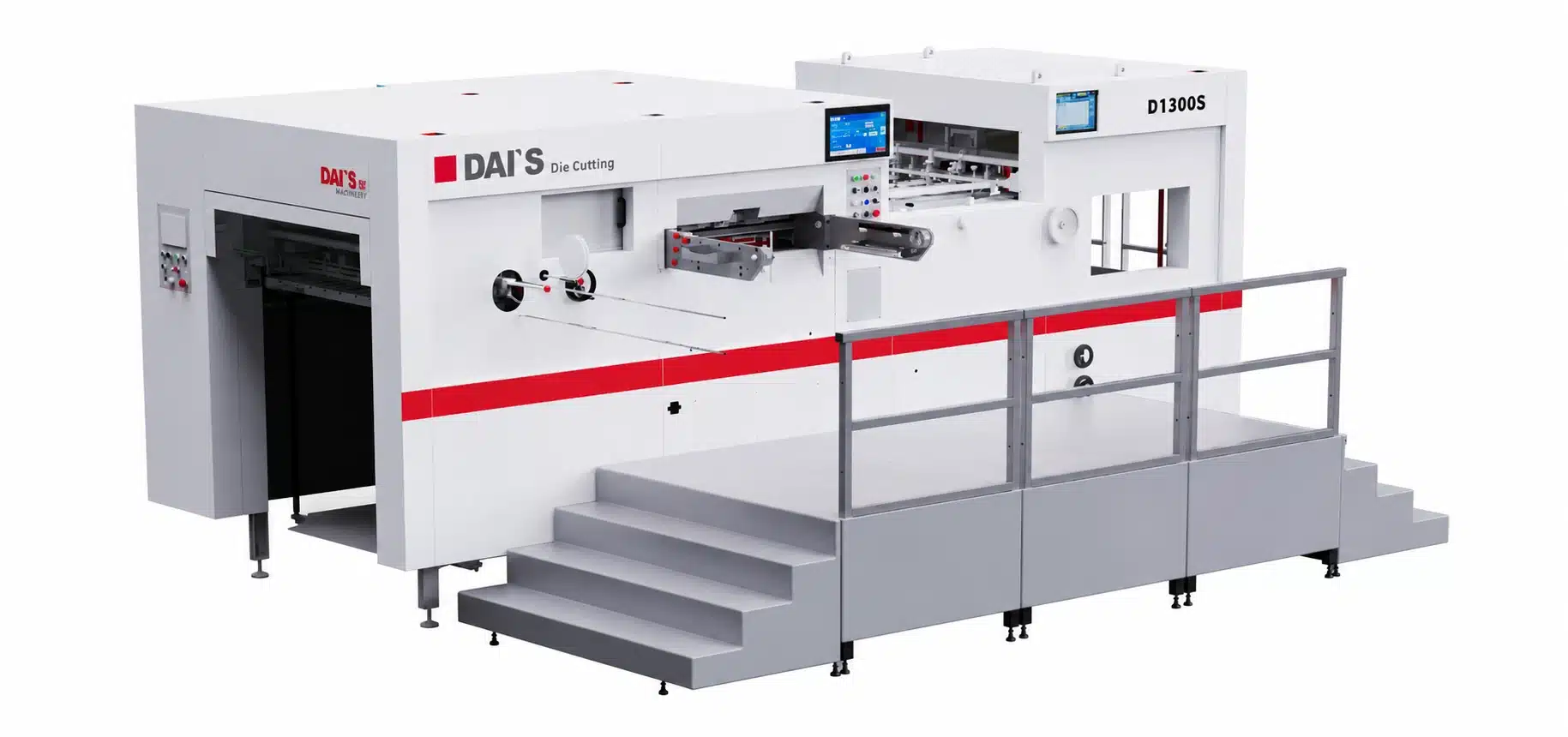 1300S automatic die cutting machine for paper packaging
