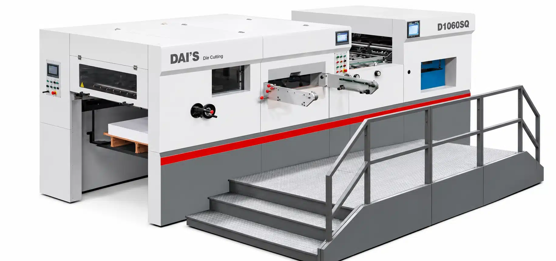 DAIS D1060SQ Automatic Die Cutting and Stripping Machine for Paper and Cardboard Packaging